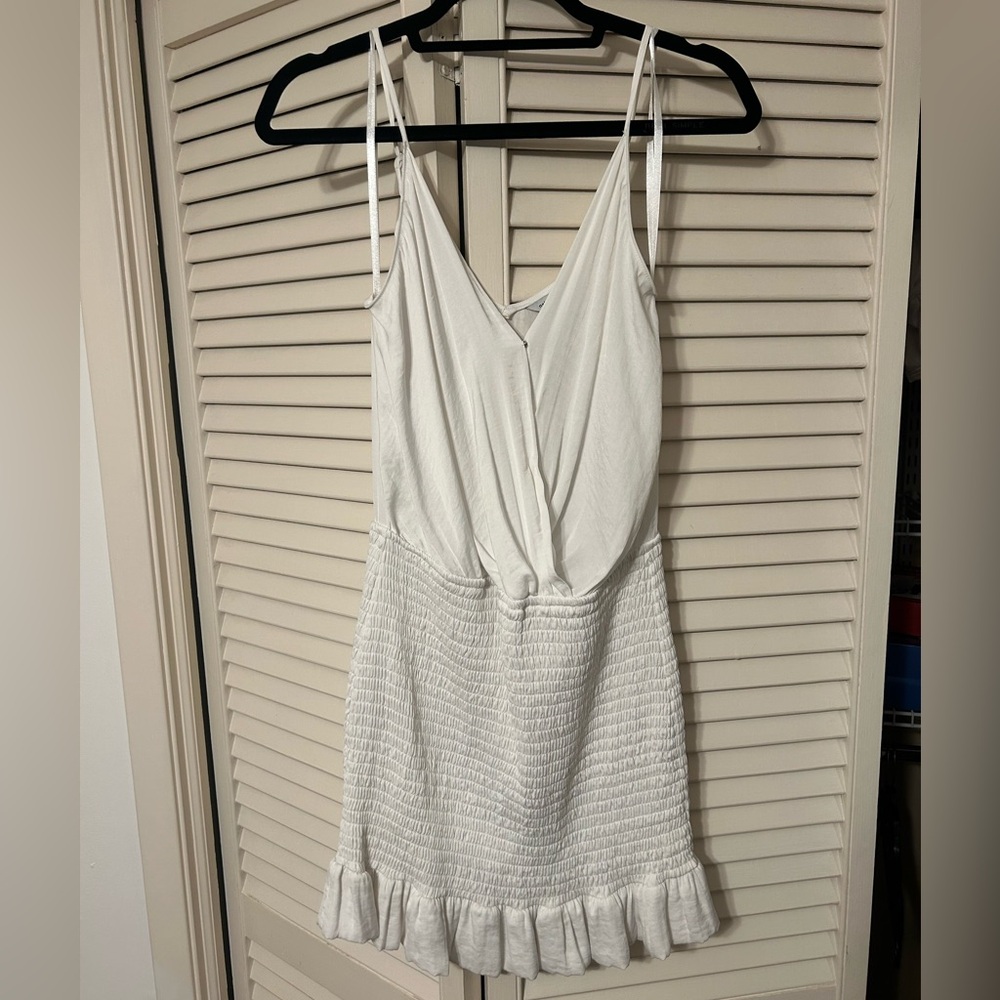 Naked Zebra white dress, size M